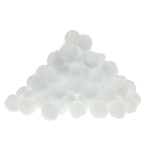 Floristik24 Deko Schneeball mini Ø2cm weiß 80St