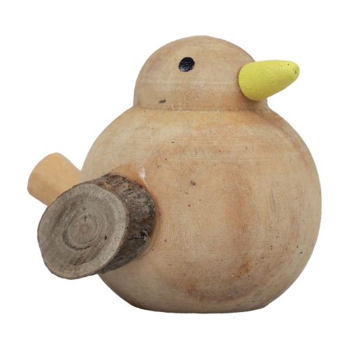 Floristik24 Deko Vögel Holzvögel Tischdeko Frühling Natur 5cm 6 St