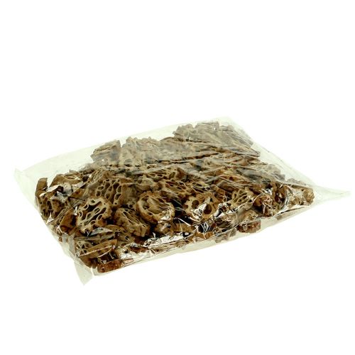 Floristik24 Nuss Scheiben 2cm natur 250g