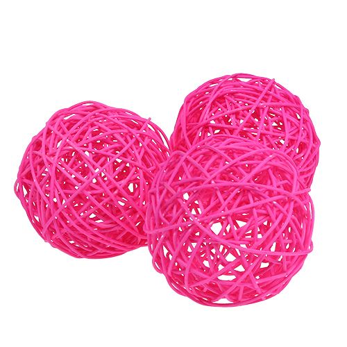 Dekoball Pink 10cm 6St