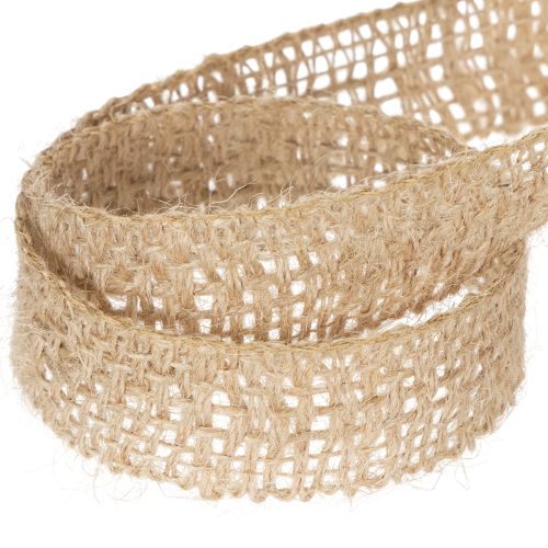 Artikel Dekoband Jute Natur 25mm Juteband Geschenkband rustikal 10m