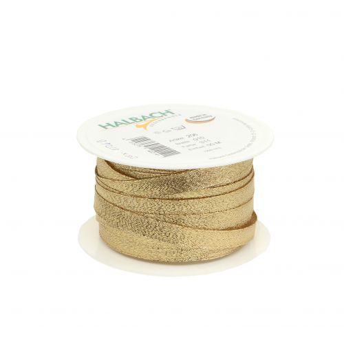 Floristik24 Dekoband Gold 10mm 50m