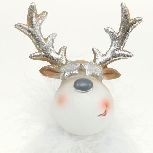 Dekofigur Hirsch Weiss 17cm Preiswert Online Kaufen