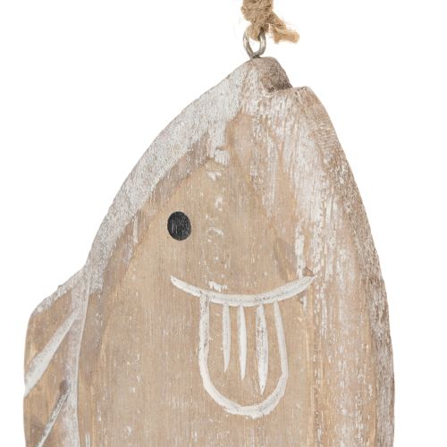 Dekohänger Holzfisch 21cm 2St | Floristik24.de