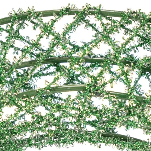 Kranz aus grünem Deko Drahtgeflecht für DIY Projekte 19cm 2St | Floristik24.de