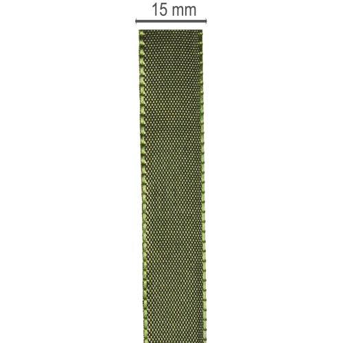 Geschenkband mit Webkante Taftband zum Basteln 15mm 50m | Floristik24.de
