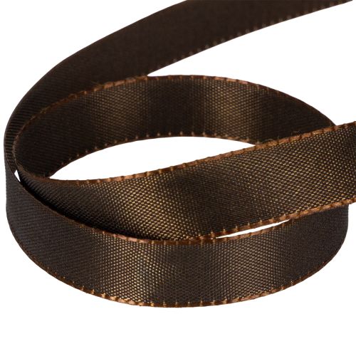 Geschenkband Braun Taftband