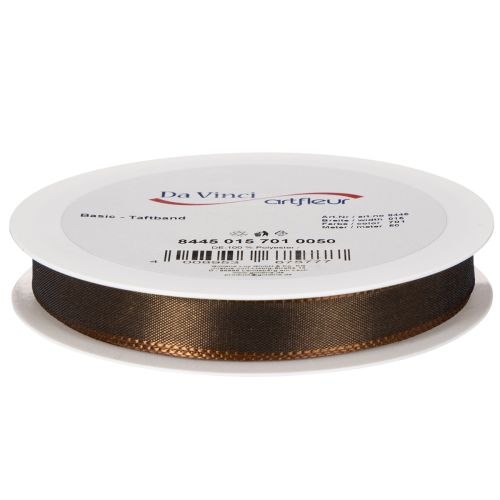 Geschenkband Braun Taftband