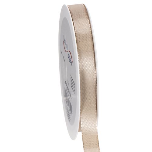 Dekoband Satinband Taftband Beige 15mm 50m kaufen | Floristik24.de