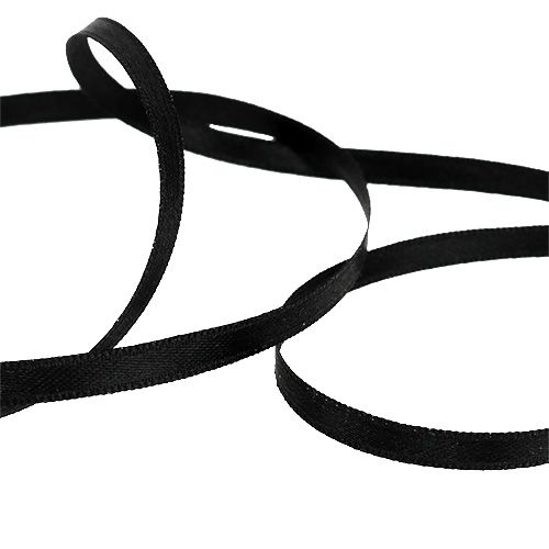 Artikel Dekorationsband Schwarz 6mm 50m