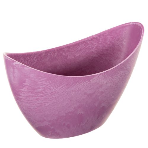 Dekoschale Plastik Pink 20cm x 9cm H11,5cm  1 St