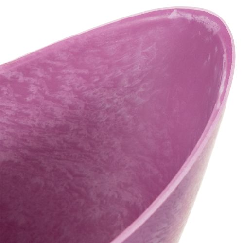 Dekoschale Plastik Pink 20cm x 9cm H11,5cm  1 St | Floristik24.de