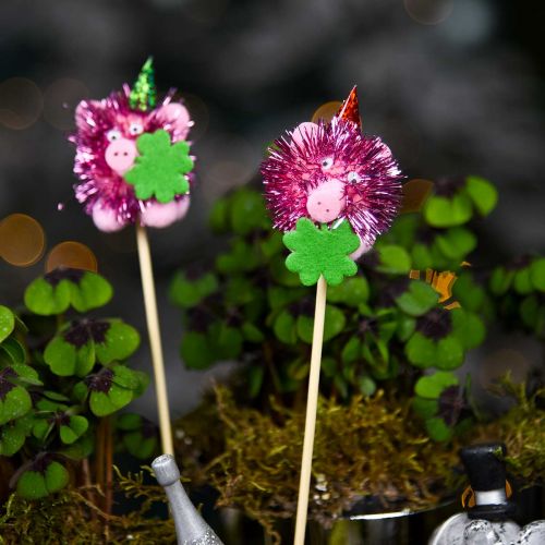 Floristik24 Dekostecker Glücksschwein 8St
