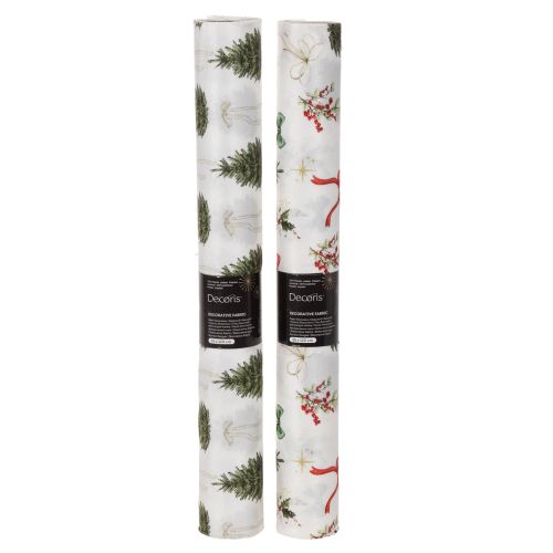 Dekostoff Weihnachten Meterware 120cm 2St | Floristik24.de
