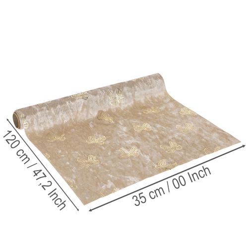 Tischläufer Dekostoff Muster Breite Schleifen 35x120cm 2St | Floristik24.de