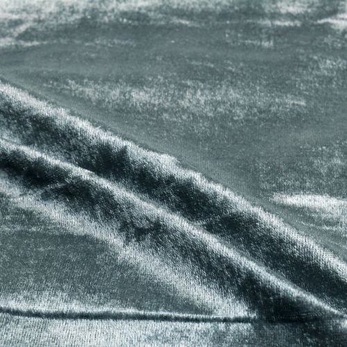 Floristik24 Dekostoff Velvet Anthrazit 140cm x 300cm