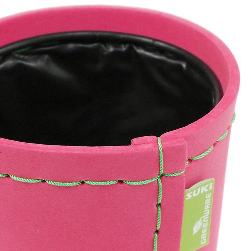 Floristik24 Deko Topf Pink  Ø12cm H11,5cm