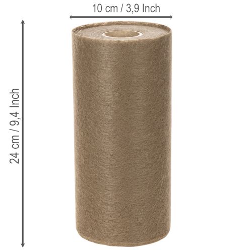 Vlies Tischdeko Rolle 24 cm x 25 m in Braun für festliche Tische | Floristik24.de