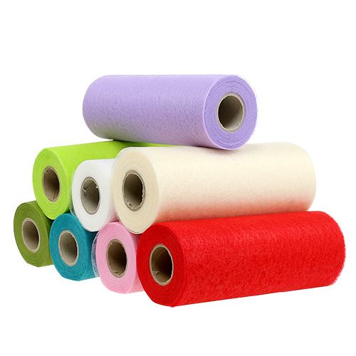 Deko Vlies Tischläufer 23cm farbig 25m