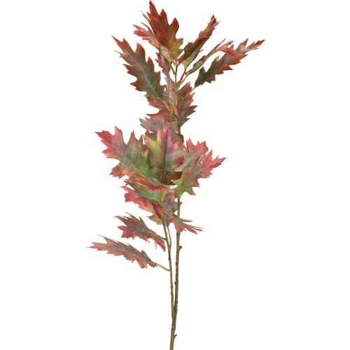 Dekozweig Herbst Deko Blätter Eichenlaub Rot, Grün 100cm