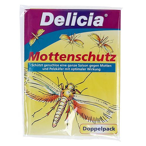 Floristik24 Delicia Mottenschutz gegen Kleidermotten Doppelpack (4St)