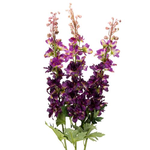 Artikel Dekoratives Delphinium als Kunstblume für stilvolle florale Akzente 79cm 3St