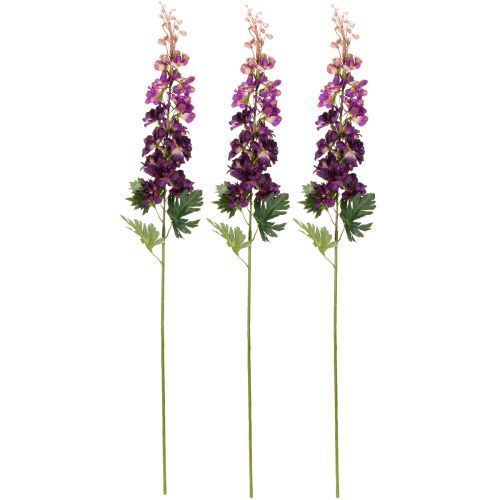 Artikel Dekoratives Delphinium als Kunstblume für stilvolle florale Akzente 79cm 3St