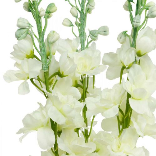 3St-63250 Delphinium Floristik24.de Seidenblumen Künstlicher Weiß Kunstblumen Rittersporn