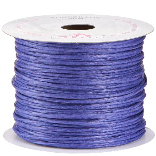 Draht umwickelt 50m Dunkelblau