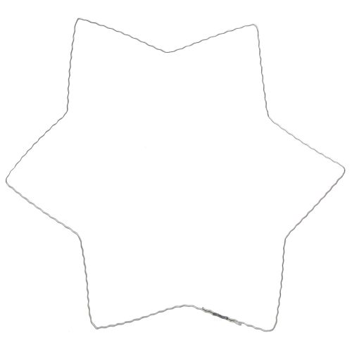 Artikel Drahtstern Wellenring Draht Sterne für Kränze 30cm 10 St