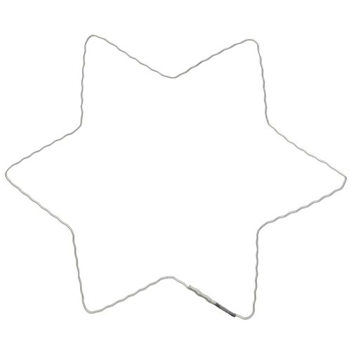 Artikel Drahtstern Wellenring Sterne für Weihnachtskranz 20cm 10 St