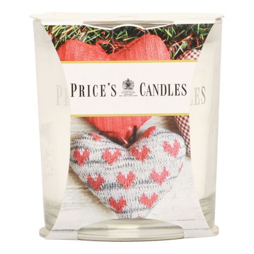 Floristik24 Duftkerze im Glas Duftkerze Weihnachten Weiß H8cm