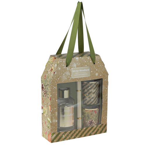 Floristik24 Duftkerzen Raumduft Geschenkbox Weihnachten 16,5x6x21cm