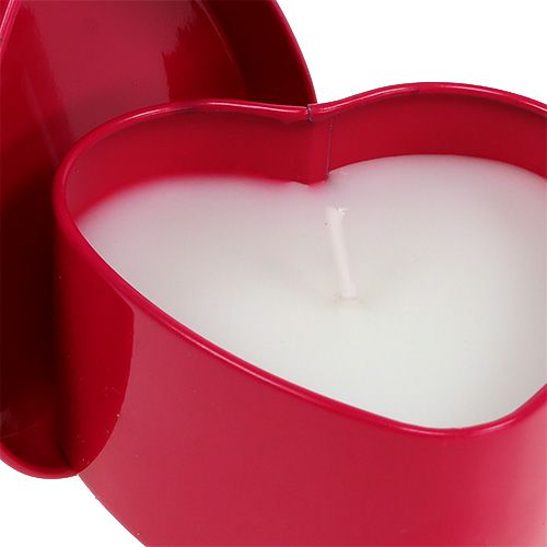 Floristik24 Duftkerze Herzform Pink 7cm x 3,5cm 1 St