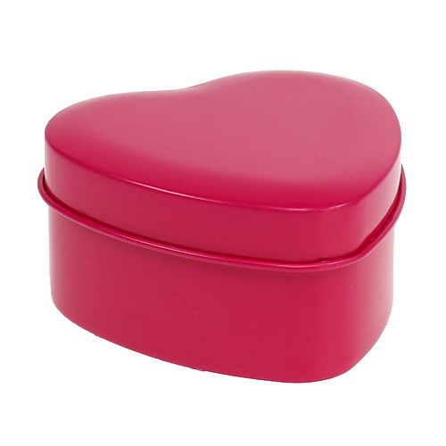 Floristik24 Duftkerze Herzform Pink 7cm x 3,5cm 1 St