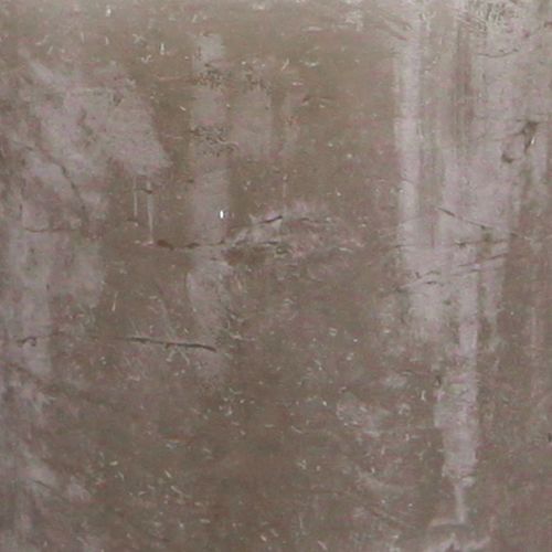 Artikel Rustikale Durchgefärbte Stumpenkerzen Braun 4er Set 50×100mm