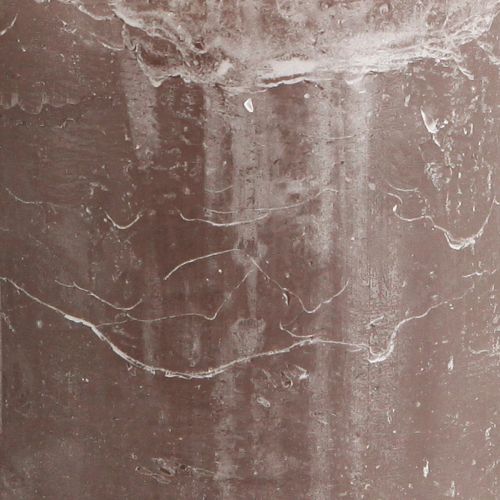 Artikel Durchgefärbte Stumpenkerzen Braun 85×120mm Set 2 St langbrennend dekorativ