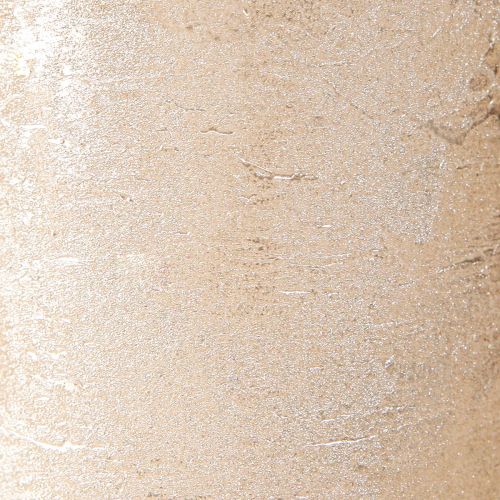 Artikel Durchgefärbte Stumpenkerzen Platin 4er Set 60x80mm - Edle Deko für Adventskranz & Tisch