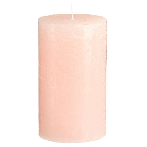Artikel Stumpenkerzen Rosa 70x120mm - 4er Set Hellrosa Deko-Kerzen für Romantik & Gemütlichkeit, Hochzeitsdeko