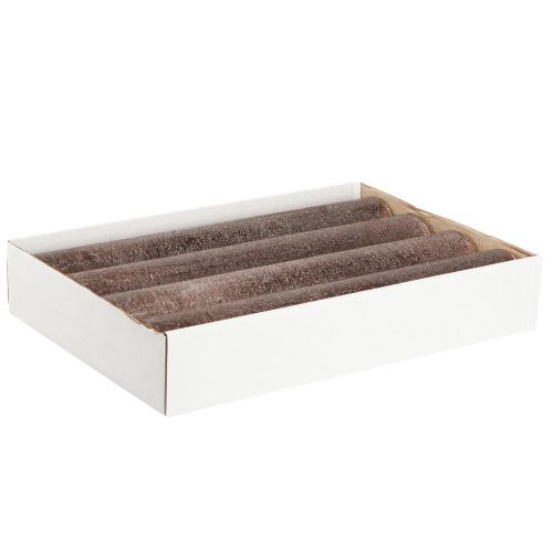 Floristik24 Durchgefärbte Kerzen Stabkerzen Kupfer 50x300mm 4 St