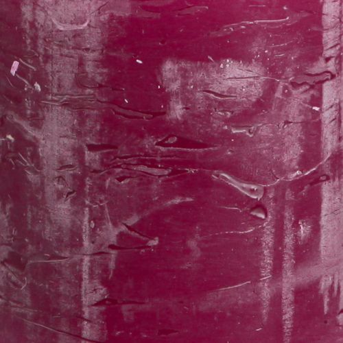 Artikel Durchgefärbte Trend-Kerzen Berry Lila, Stumpenkerzen, 70×80mm, 4er Set, Tischdeko