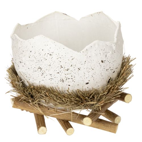 Artikel Osternest Schale in Eioptik für Frühlingsdekoration 11cm 4St