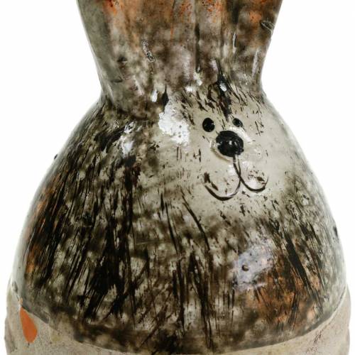 Floristik24 Ei-Hase Osterdeko Terrakotta H11,5cm