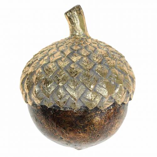 Deko-Eichel Golden Ø7,4cm H9,7cm