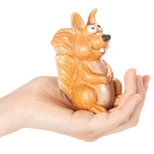 Artikel Eichhörnchen Figur sitzend für Herbstdeko 10cm