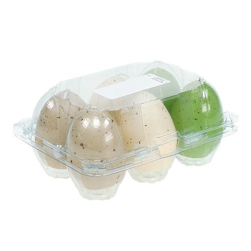 Floristik24 Eikerzen 3-farbig 6,5cm 6St