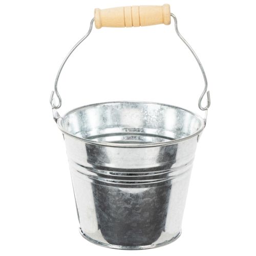 Eimer Ø10cm H8cm 10 St. Zink glänzend kaufen | Floristik24.de