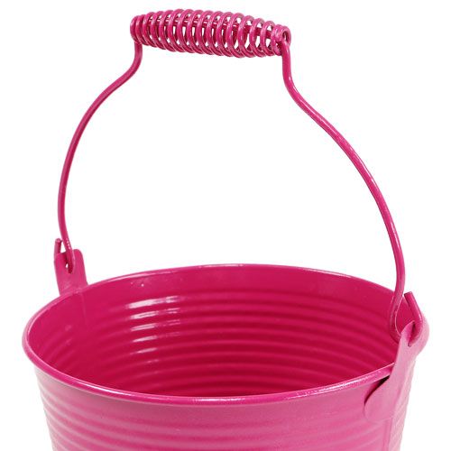 Floristik24 Eimer Pink Ø21,5cm H19cm
