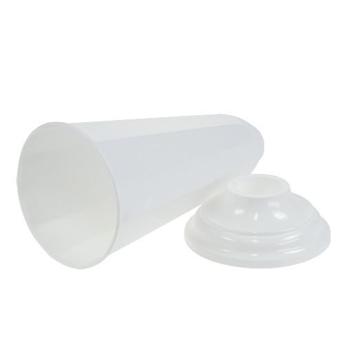 Artikel Einstellvase „Szwed" Weiß Ø13cm