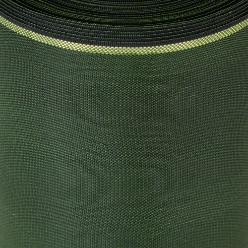 Elegantes Kranzband Moiré Grünes Band mit Goldrand 100mm x 25m für Trauerfloristik und Dekoration | Floristik24.de